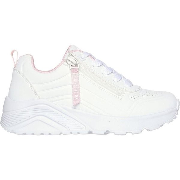 Chaussures Skechers Uno Lite - Easy Zip Fille Blanc