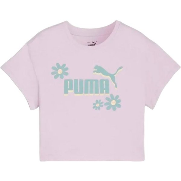 T-Shirt Puma Graphics Summer Flow Purple Enfant-image