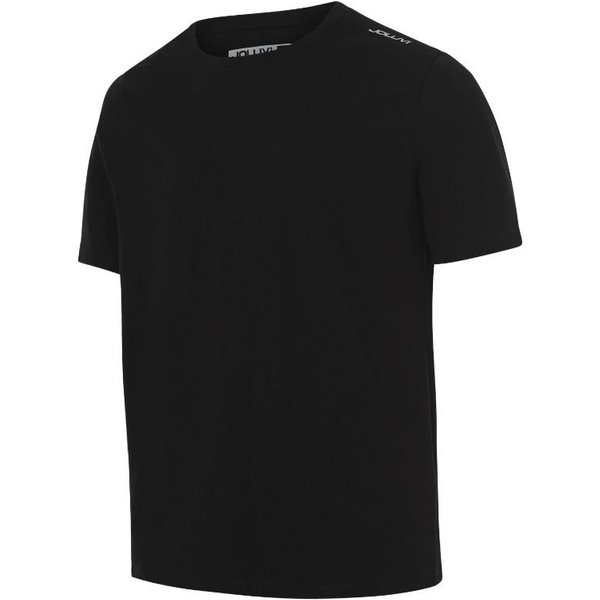 T-Shirt Fitness Joluvi Homme En Coton Peigné Noir-image