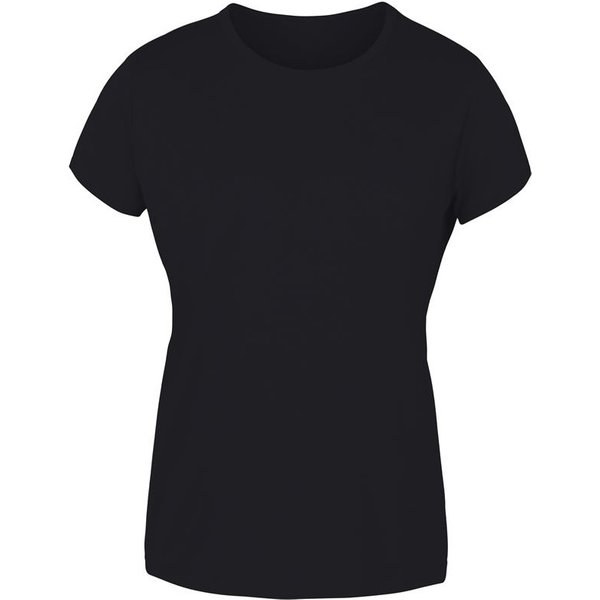 T-Shirt Fitness Joluvi Femme En Coton Peigné Noir-image