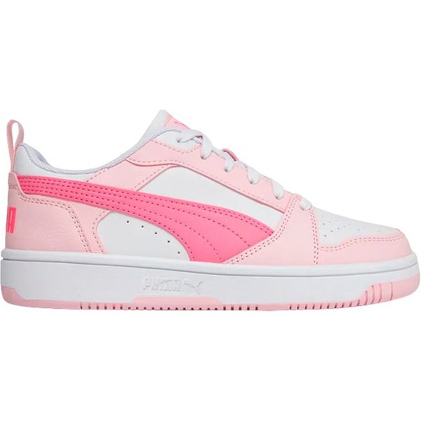 Chaussures Puma Rebound V6 Blanc Fast Enfant