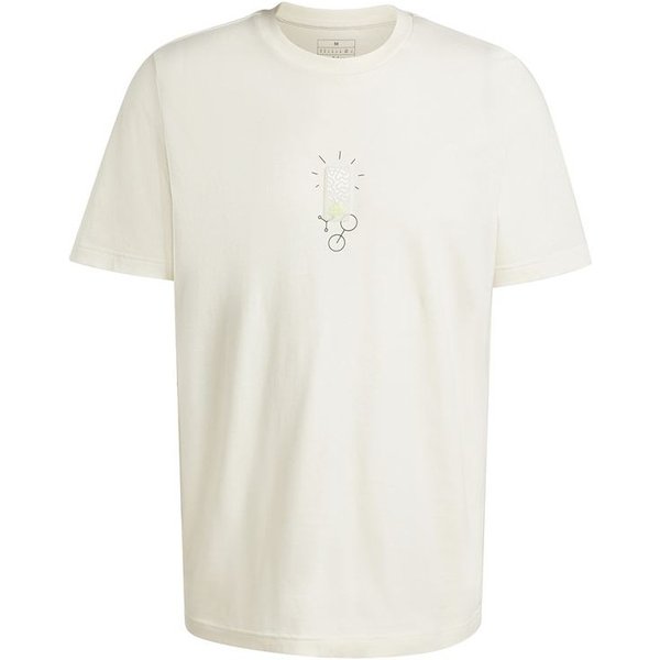 T-shirt adidas Molded Linear Homme Blanche