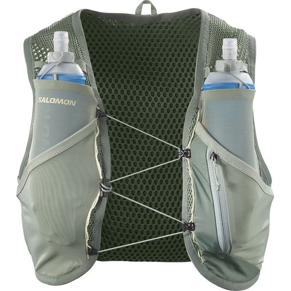 Gilet De Running Salomon Active Skin 8 Set Laurel Wreath/Lily Pad-image