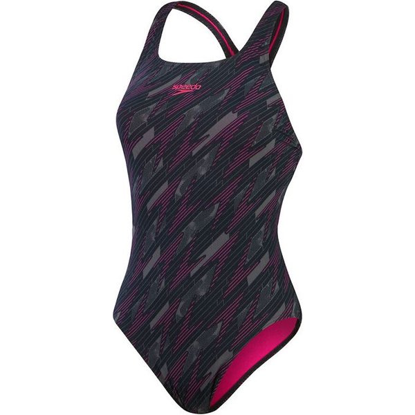 Maillot de bain de natation Hyperboom Allover Medalist Femme Rose