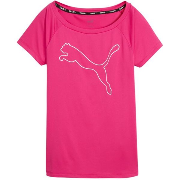 T-shirt Fitness by Puma Train Favorite Garnet Pink Femme