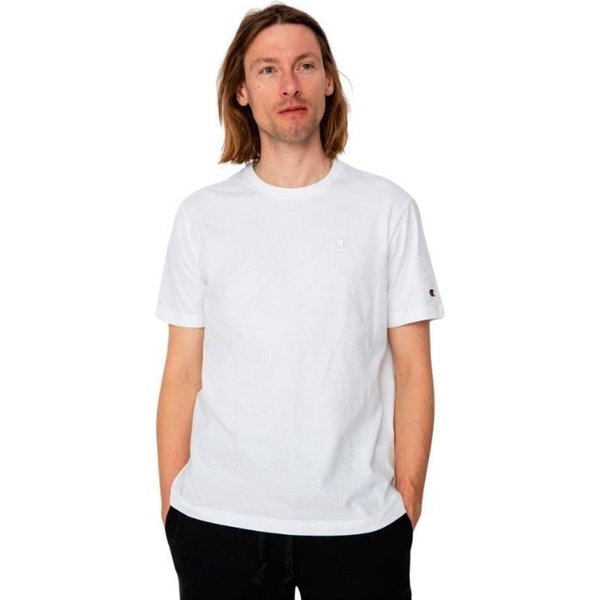 T-Shirt Champion Crewneck Homme Blanc-image