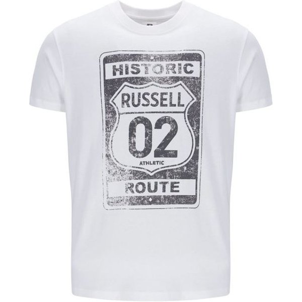 T-shirt Russell AMT A40471 Blanc Homme