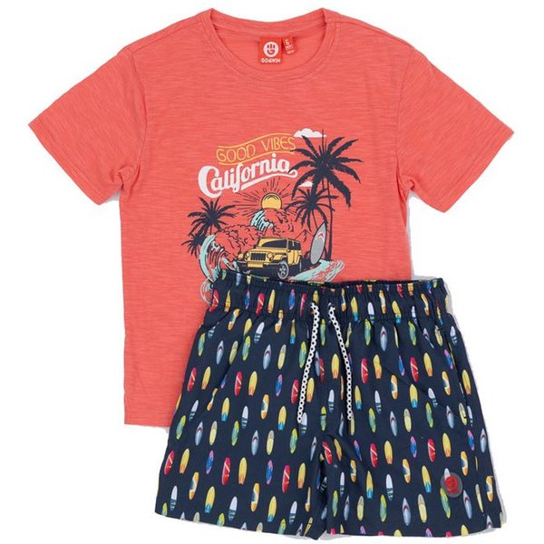 Ensemble Go & Win Enfant Bain Yton Corail/Bleu
