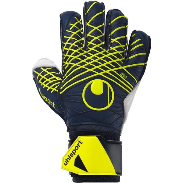 Gants de portero Uhlsport Prediction Soft Flex Frame bleu marine/blanc
