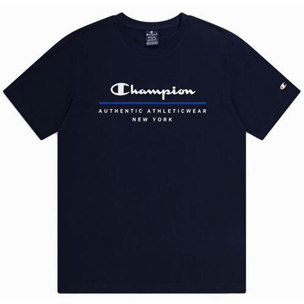 T-shirt Champion Homme Col ras du cou Noir