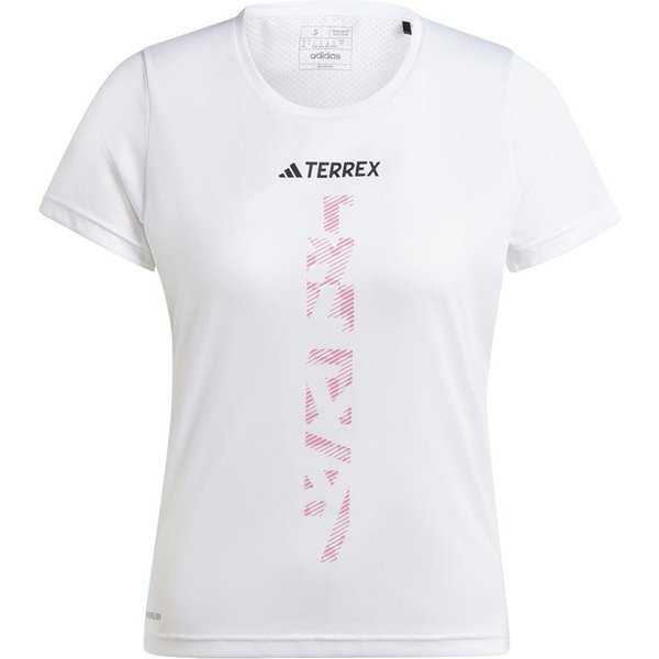 T-shirt Trail adidas Trail Running Femme de Terrex Agravic Blanc