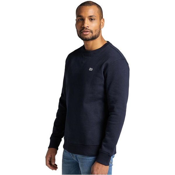 Sweat Lee Plain Crew Midnight Navy