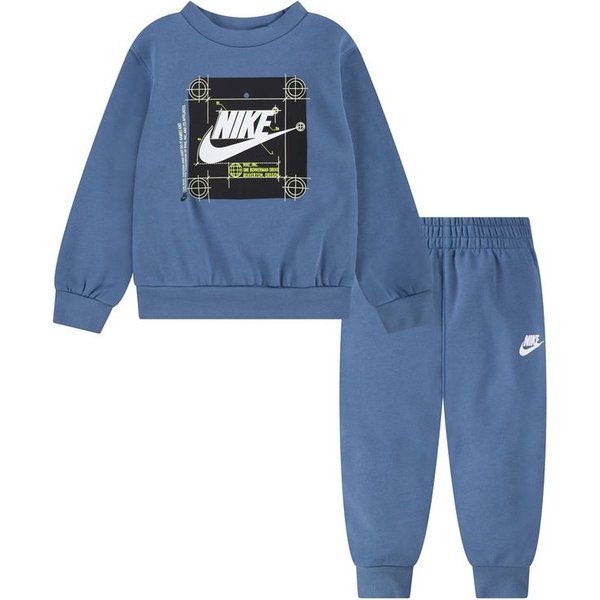 Ensemble Nike Enfant Nkb Nsw Future Utility Crew Bleu