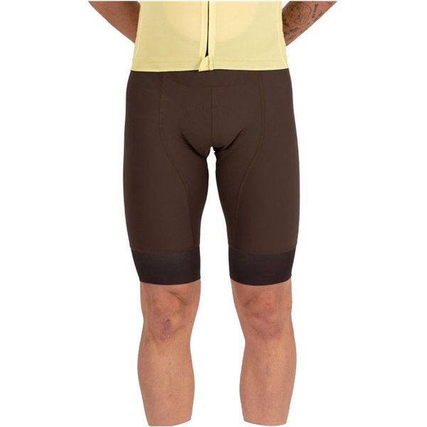 Culotte de Cyclisme Hemon Passo Corto - Marron Homme