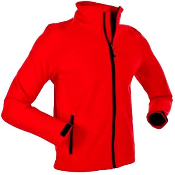 Veste Joluvi Coquille Souple Mengali Rouge-image