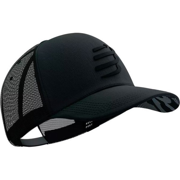 Casquette Running De Compressport Trucker Noir-image