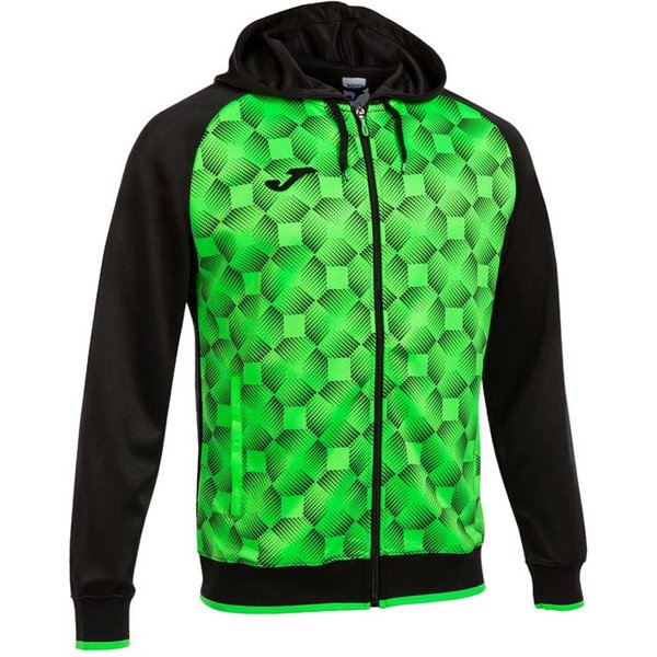 Veste Joma Homme Supernova III à capuche Vert fluo Noir