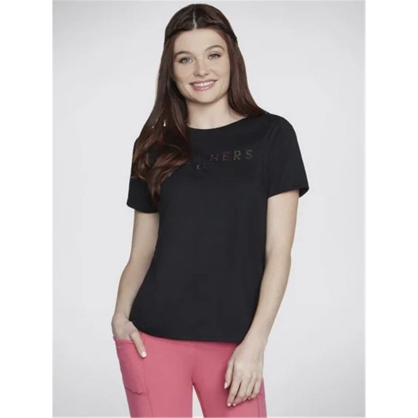 T-shirt Fitness Skechers Femme de Shine Black