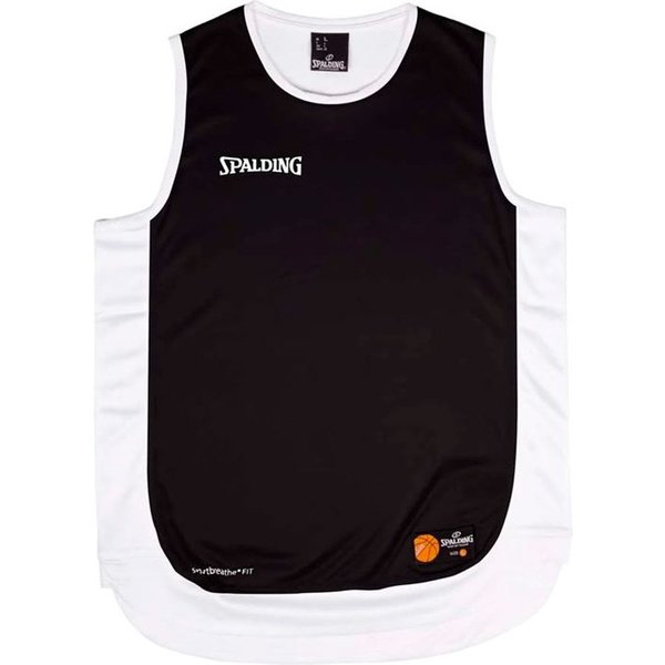 T-Shirt Basket-Ball Spalding De Hustle Tank Noir/Blanc-image