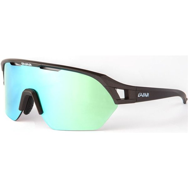 Lunettes de soleil de running Easun Glen Matt cadre graphite/full blue revo