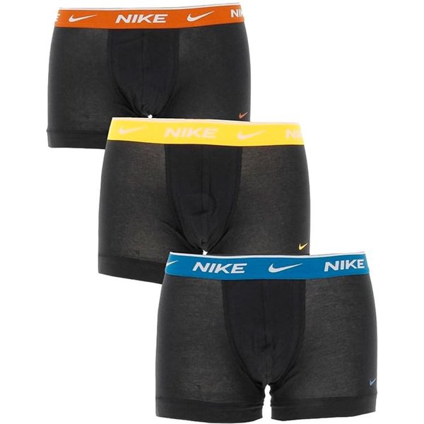 Slip Nike Homme Coffre 3Pk Noir/Argent
