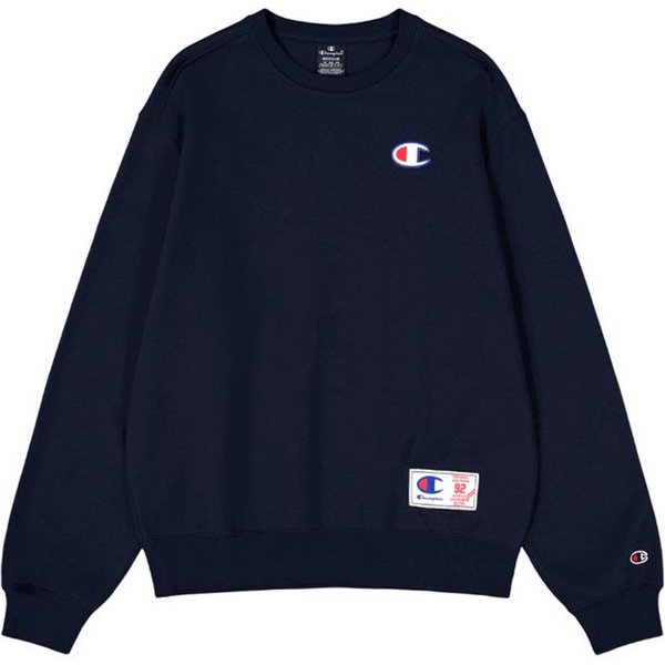Sweat Champion Homme Sweat à Col Roulé Bleu-image
