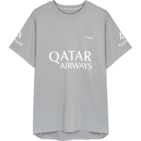 T-shirt pádel Nox par Sponsorts AT10 Grey