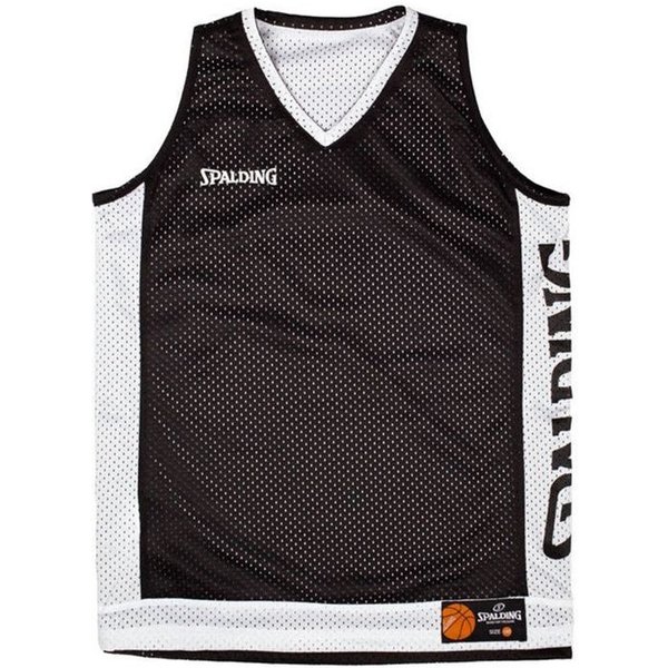 T-Shirt De Basket-Ball Spalding DéBardeur RéVersible Homme Noir/Blanc-image