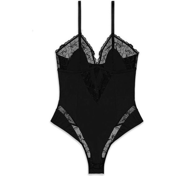 Body Noir Limba Triangulaire Christy Noir