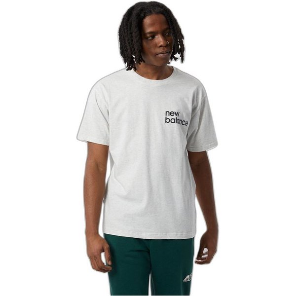 T-shirt New Balance Nb Essentials Graphic 1 Sah Seasthtr Homme