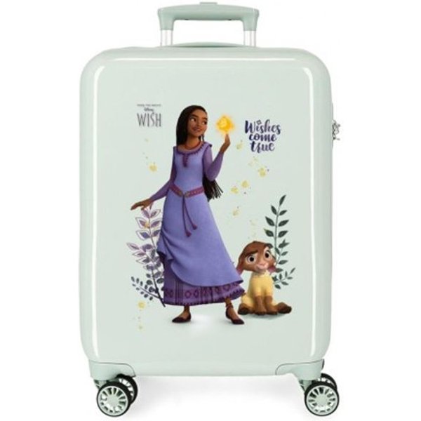 Valise Disney Abs 55Cm 4W Wish Come True Menta Verde-image