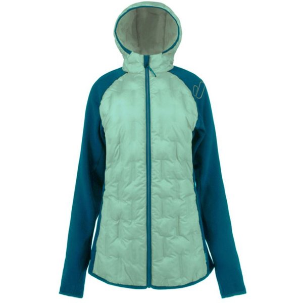 Veste Montagne Joluvi Par Hybrid Rik Deep Blue Mint Femme-image