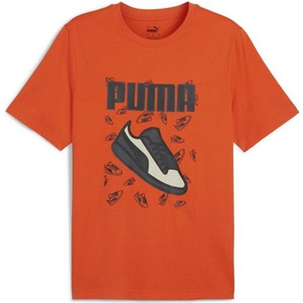 T-Shirt Homme Puma Graphics Sneaker Orange-image