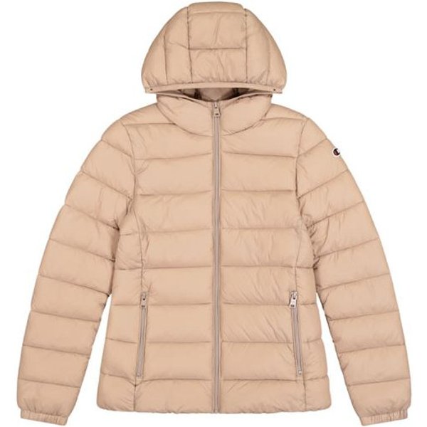 Veste Champion Femme Capuche Polyfilled Wtp Beige