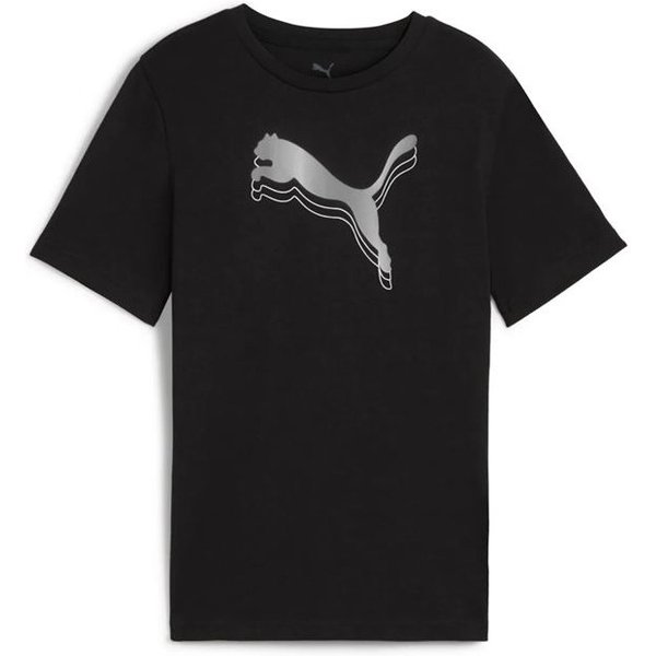 T-shirt Fille Puma Essentials Metallic Tee G Black