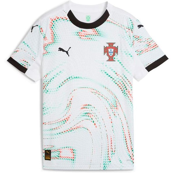 T-shirt Football réplique extérieur Puma Portugal 25/26 Enfant blanc