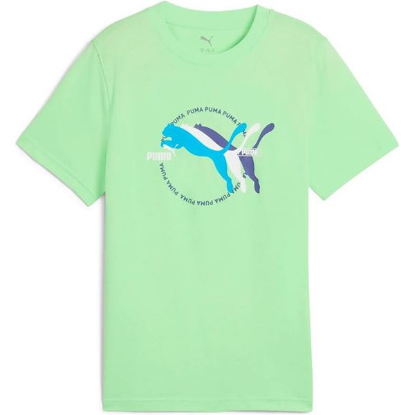 T-shirt Puma Graphics Iii B, Spring Fern, Enfant