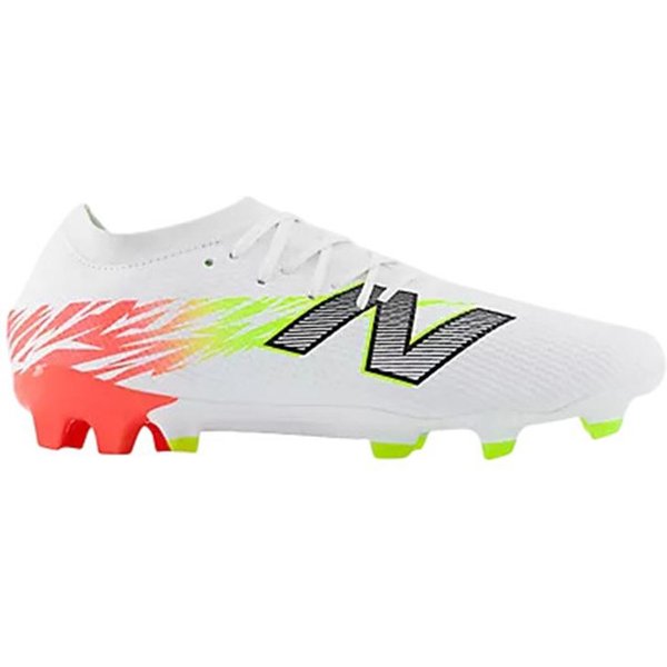 Football New Balance Homme Bottes Furon Team Fg V8 blanches