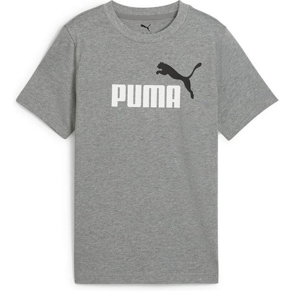 T-shirt Puma Essentials 2 Color No.1 Log,Medium Gray, Enfant