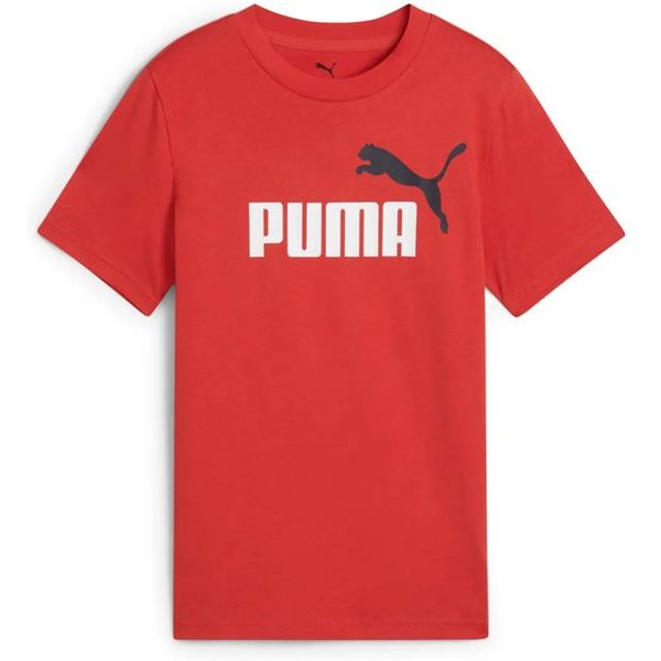 T-shirt Enfant Puma Essentials 2 Color No.1 Logo Fire Red