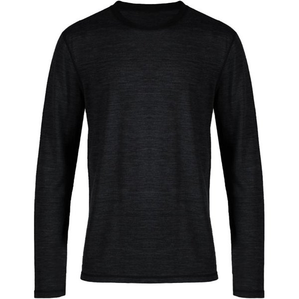 T-Shirt De Montagne Joluvi Thermique Merino Base Noir-image
