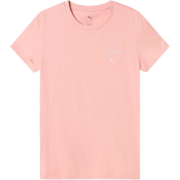 T-shirt Puma Essentials Script Femme Rose