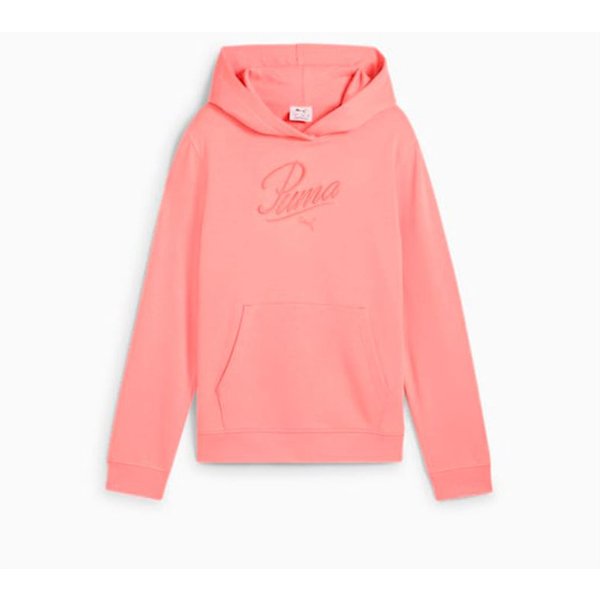 Sweat Puma Essentials Script Fille Rose