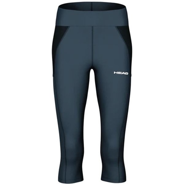 Collants De PáDel Head Tech 3/4 Tights Femme Bleu Marine-image
