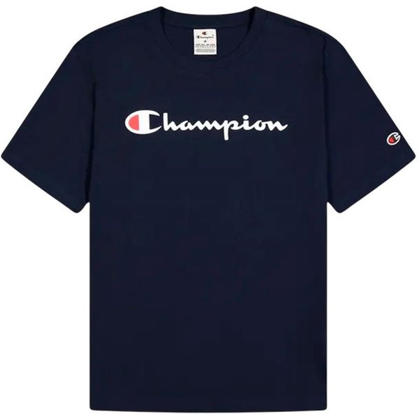 T-Shirt Champion T-Shirt Col Rond Homme Bleu Marine-image