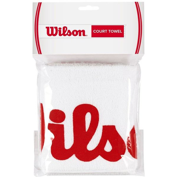 Serviette De Tennis Wilson Court Blanc/Rouge-image
