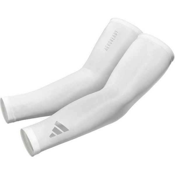 Brassards adidas Manchons de compression Aeroready - Blanc