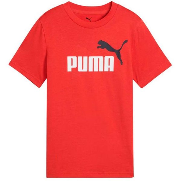 T-shirt Puma Essentials 2 Couleur No.1 Log Rouge Enfant