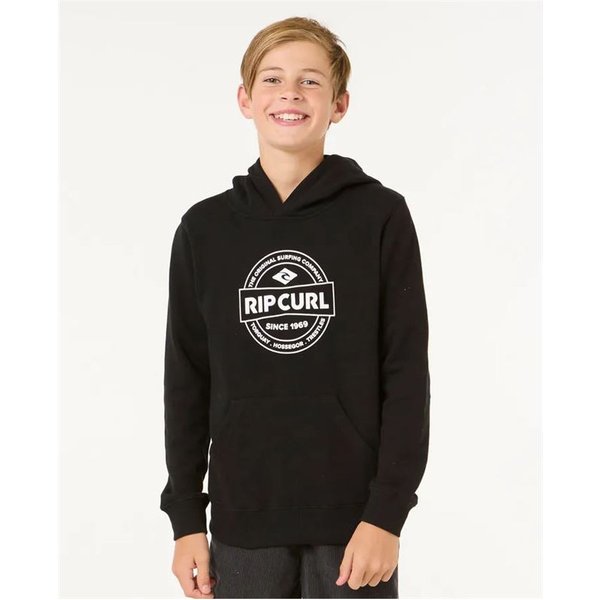 Sweat Rip Curl Stapler Hood- Enfant Noir-image