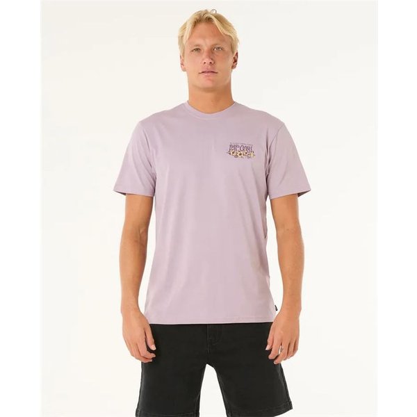 T-Shirt Rip Curl Surf Paradise F&B Tee Homme Lila-image